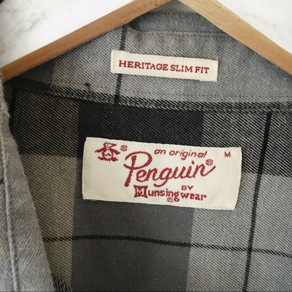 Penguin Plaid Burton Down Shirt Heritage Slim Fit - Picture 4 of 7